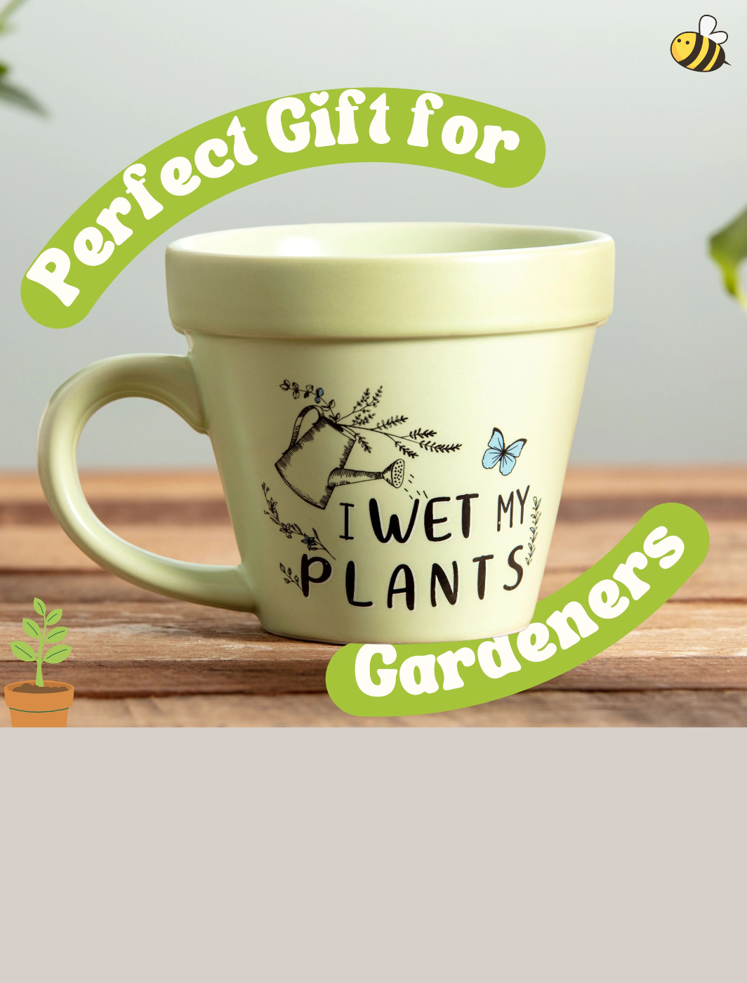 Wet My Plants' Plant-a-holic Plant Pot Mug